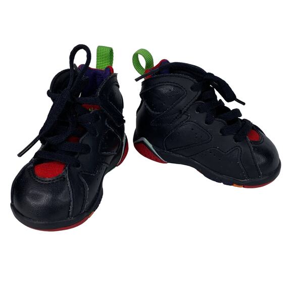 Nike Jordan 7 Retro BT Marvin The Martian 304772 028 Toddler Size 4c Black - Picture 1 of 12